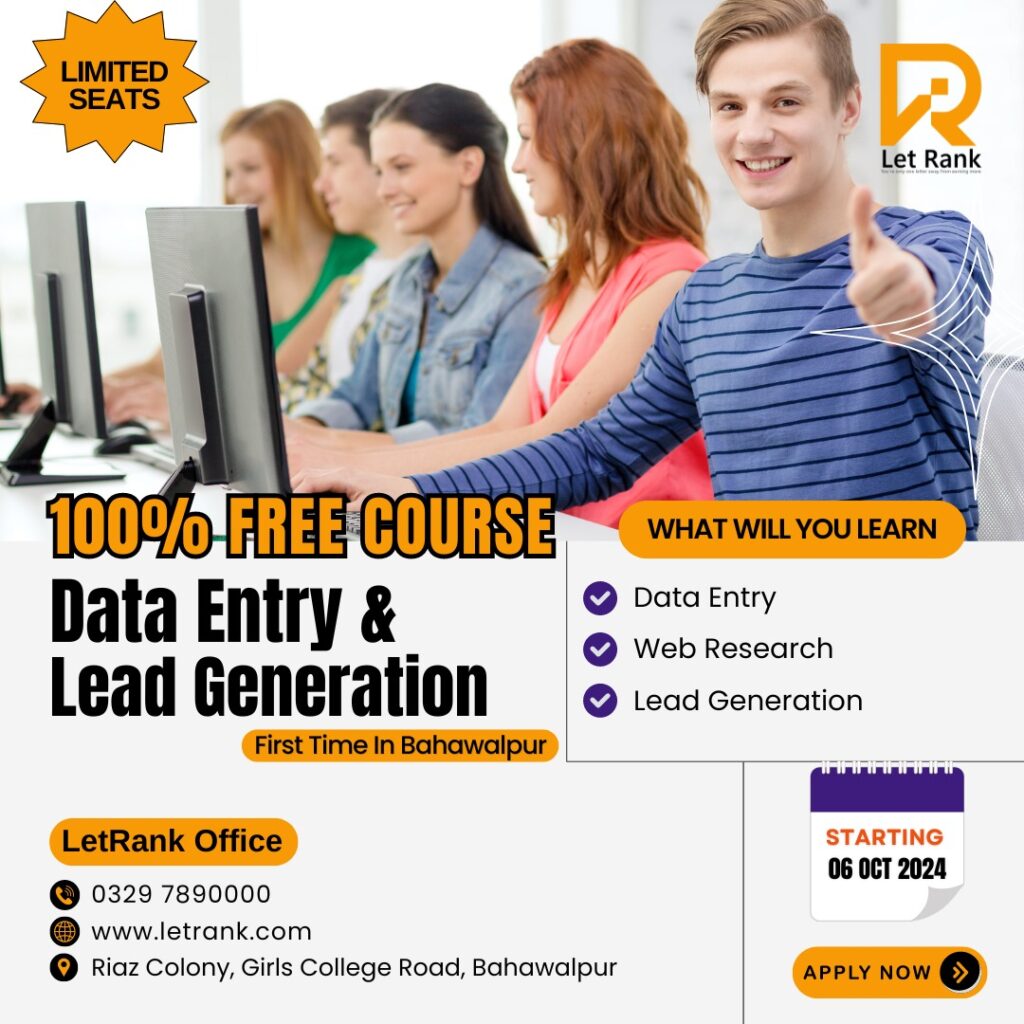 Lead Generation and Data entry